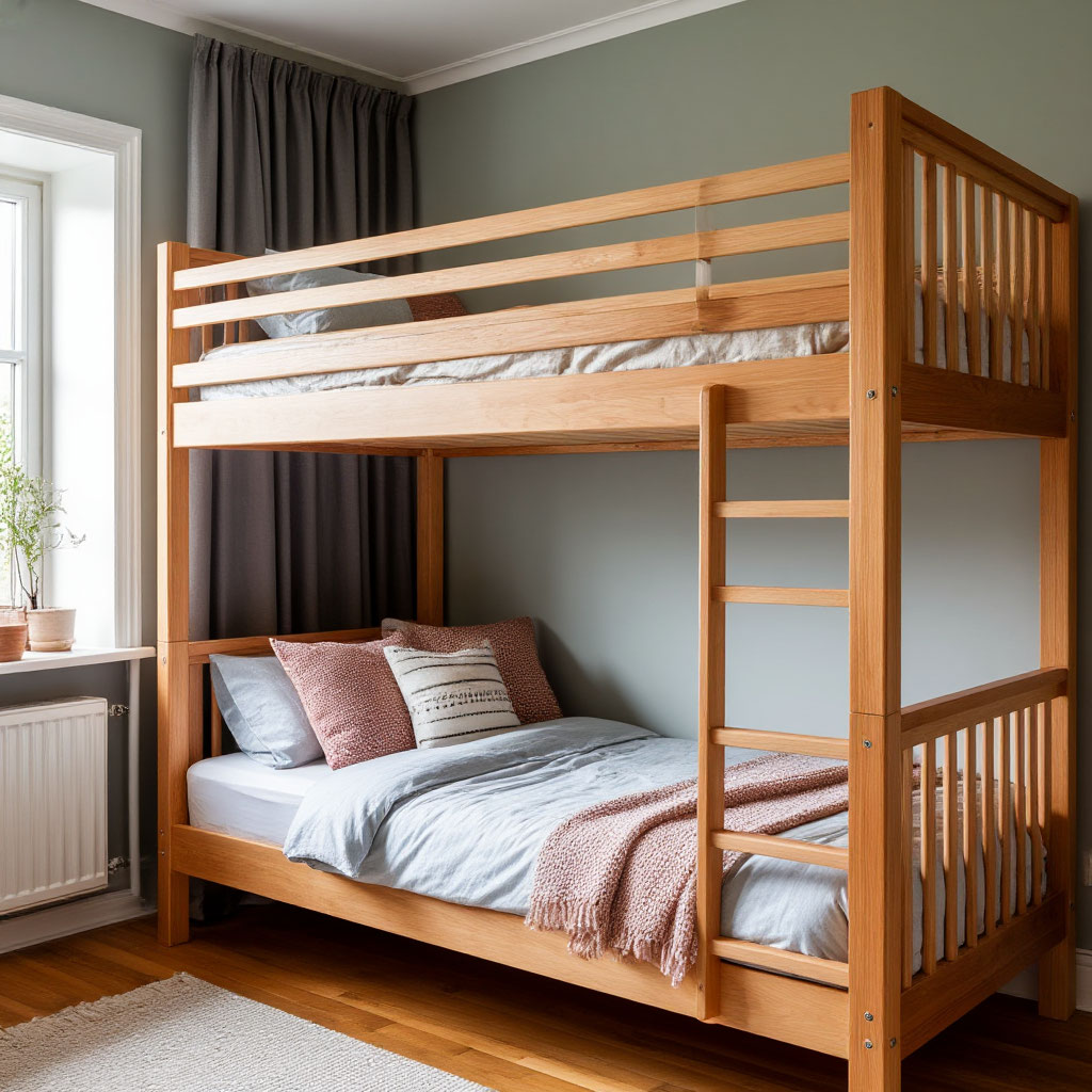 Child-safe loft bed railings