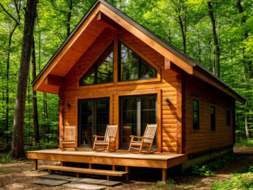 Cozy small cabin in the woods under 500 sq ft