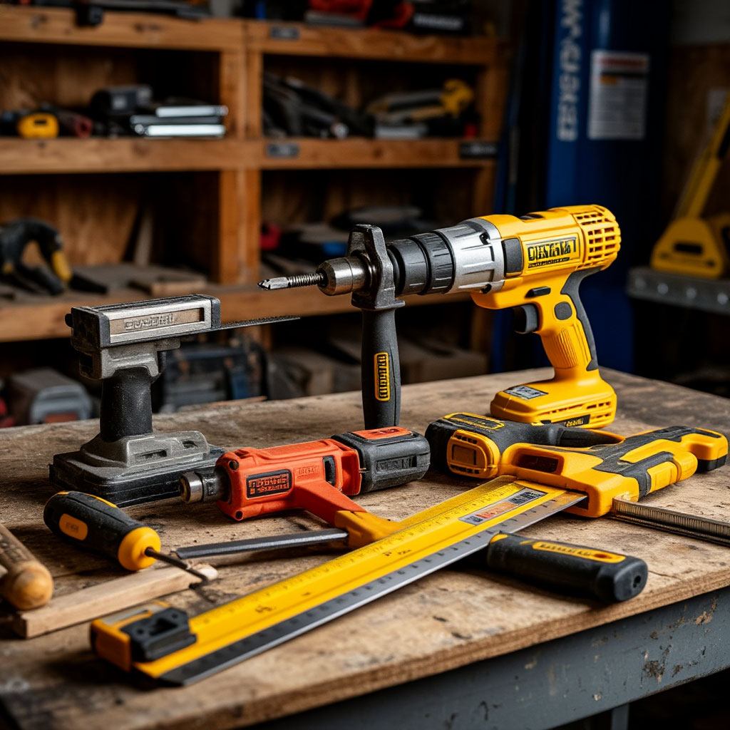 Essential tools for building a deck