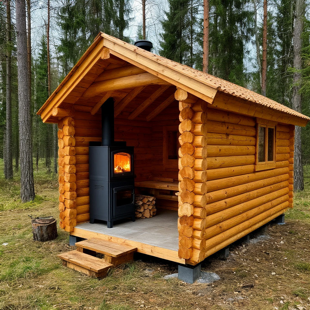 Prepared stove installation area