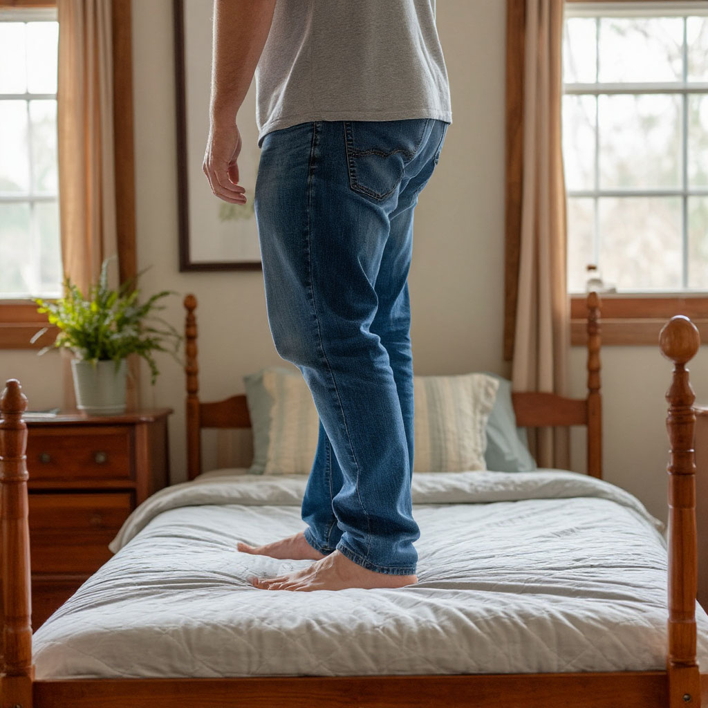 Testing loft bed weight capacity
