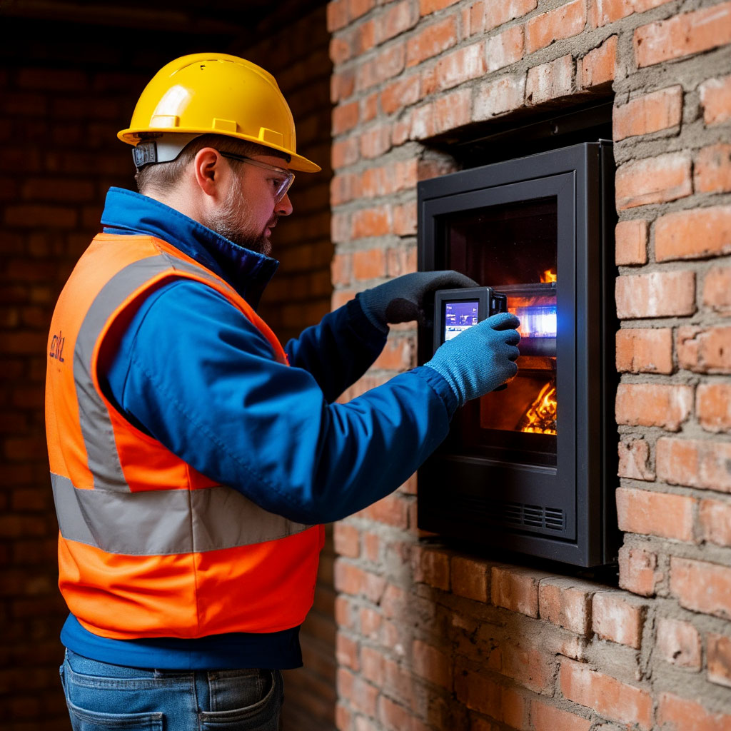 Thermal inspection of stove