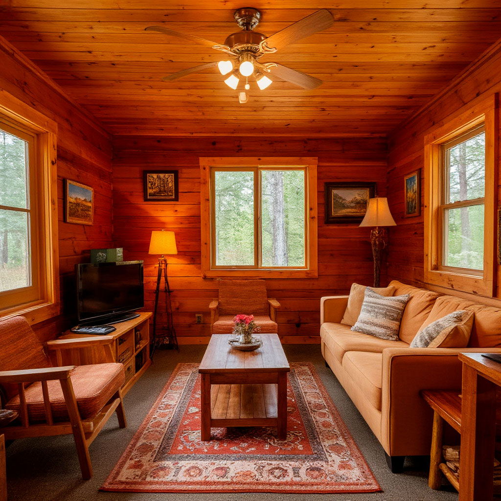 Well-proportioned tiny cabin